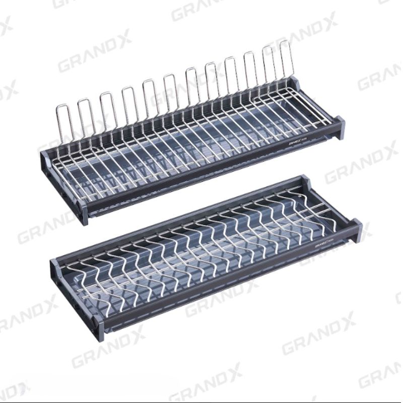 Giá bát đĩa cố định nan Oval SUS304 Grandx XF.60M